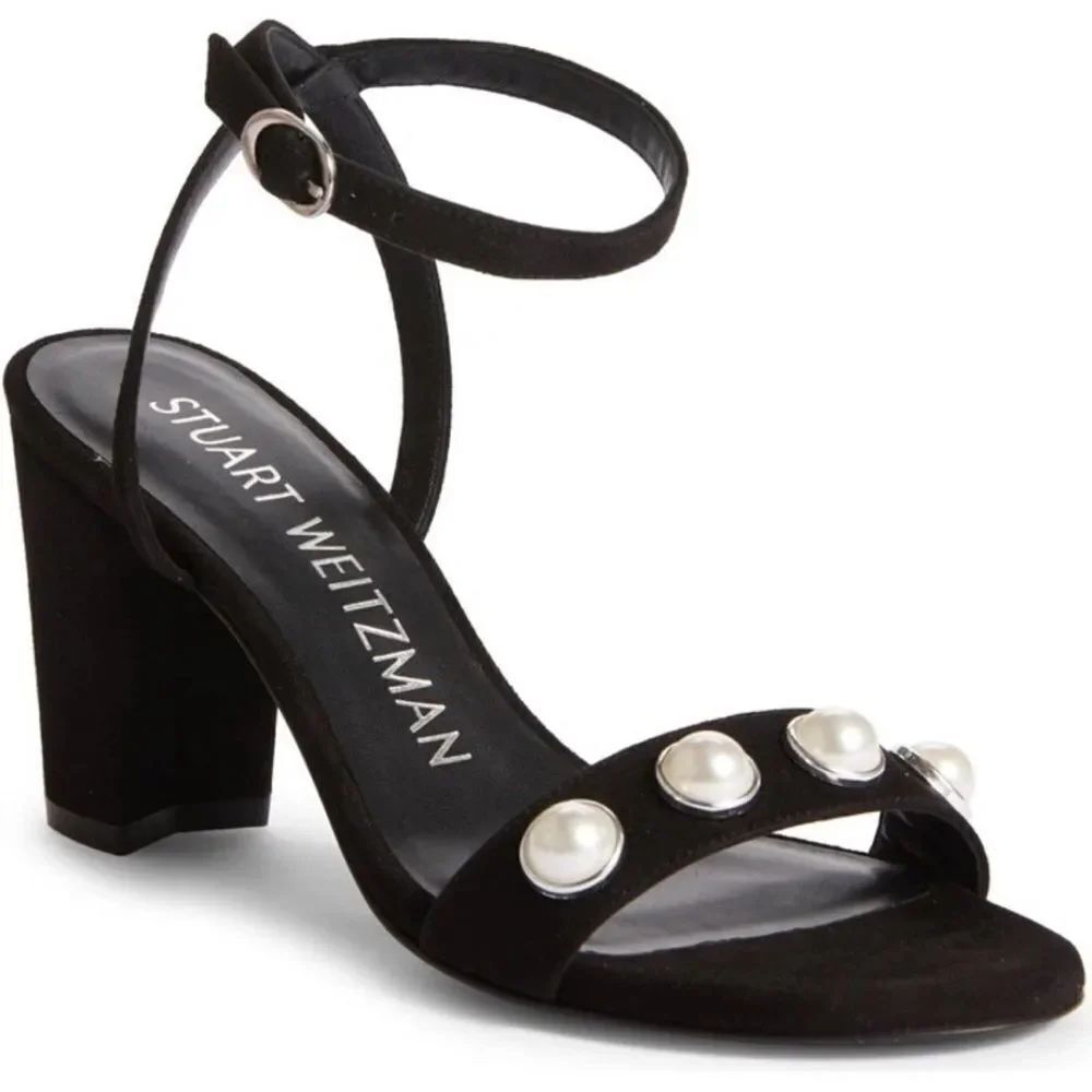 Stuart Weitzman Nearlybare Portia Heeled Sandals